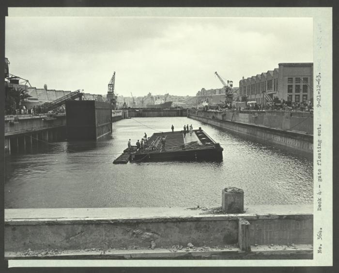 Malta Drydocks No 4 and 5 Drydocks Conversion construction work
