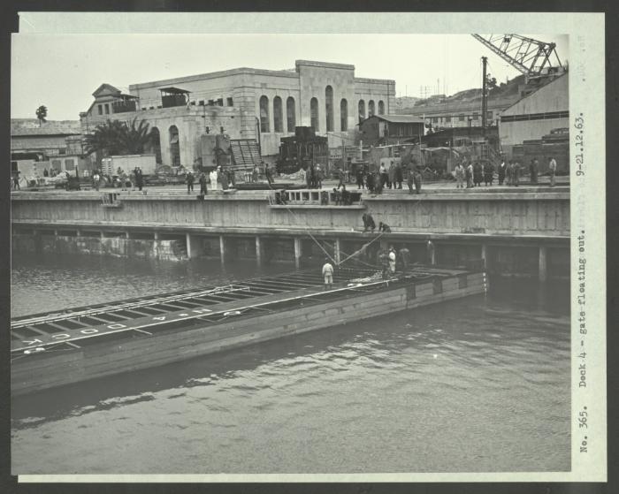 Malta Drydocks No 4 and 5 Drydocks Conversion construction work