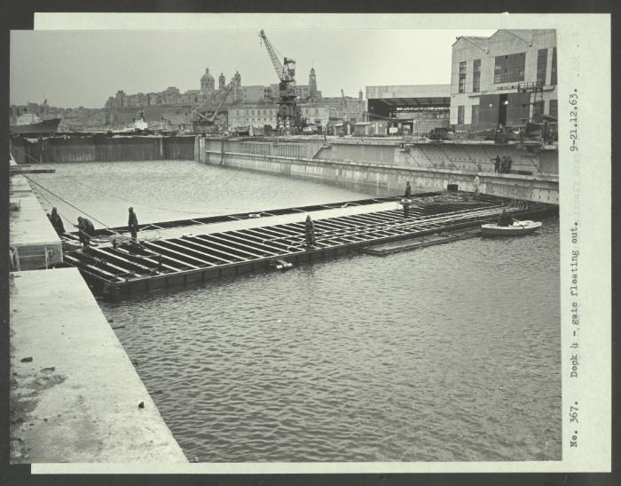 Malta Drydocks No 4 and 5 Drydocks Conversion construction work