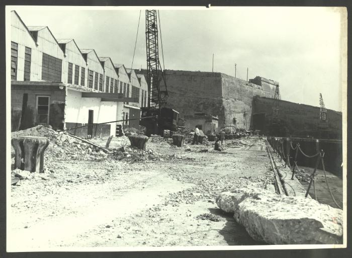 Malta Drydocks No 4 and 5 Drydocks Conversion construction work