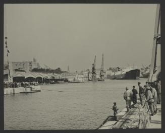 Malta Drydocks No 4 and 5 Drydocks Conversion construction work Docking in No 4 Dock - Ship "Toscana"