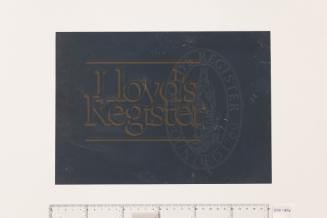 Plaque Lloyds Register