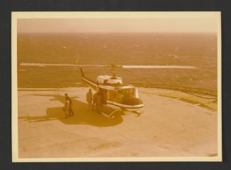 Visit by Malta Drydocks personnel to inspect an unidentified Oil Rig offshore Egypt (possibly)