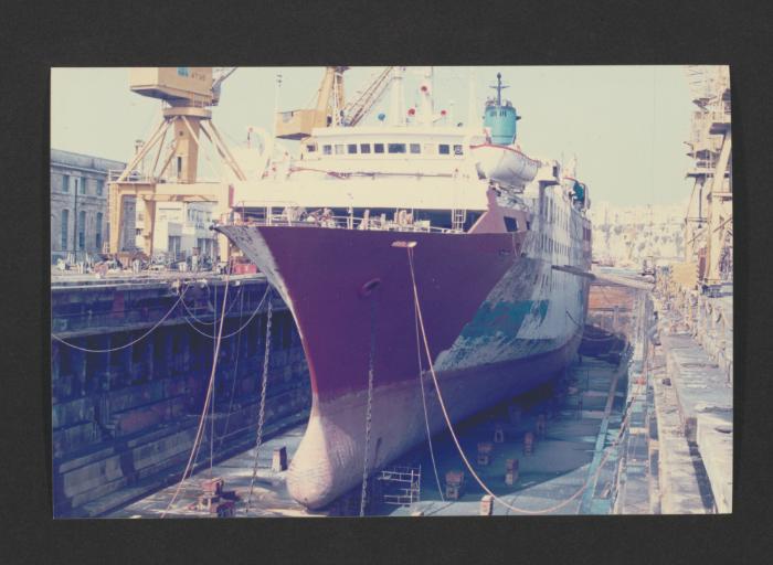 Malta Drydocks - Libyan ship "Hanaa" repairs