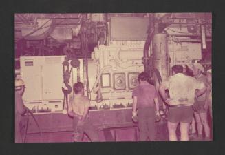 Ship "Cunard Countess" repairs and conversion at Malta Drydocks - Generator work