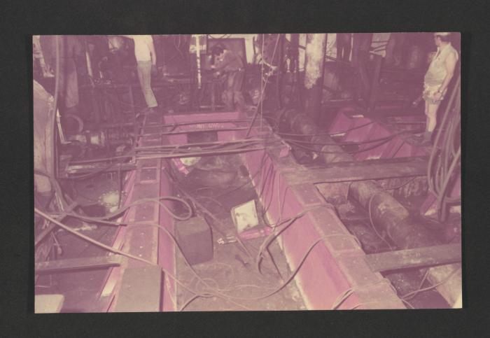 Ship "Cunard Countess" repairs and conversion at Malta Drydocks - Generator work