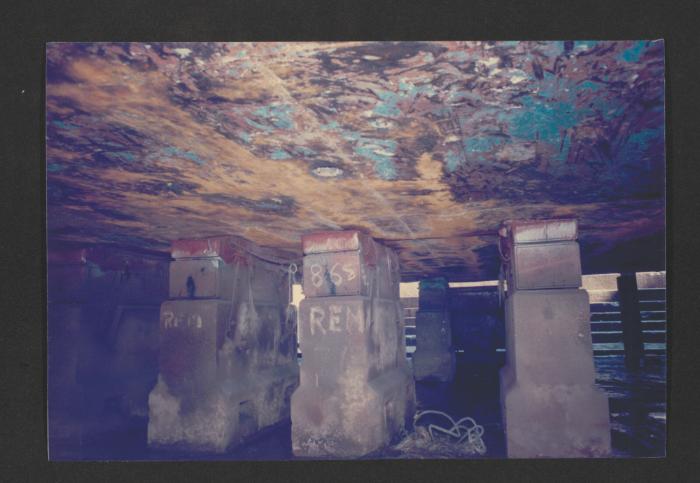 Malta Drydocks unidentified ship  and dock - Bottom damage repairs