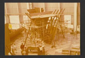 Unidentified Ship work at the Fabrication / Assembly Hall