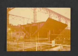 Newbuilding Fabrication of Steel block (probably foreign yard)