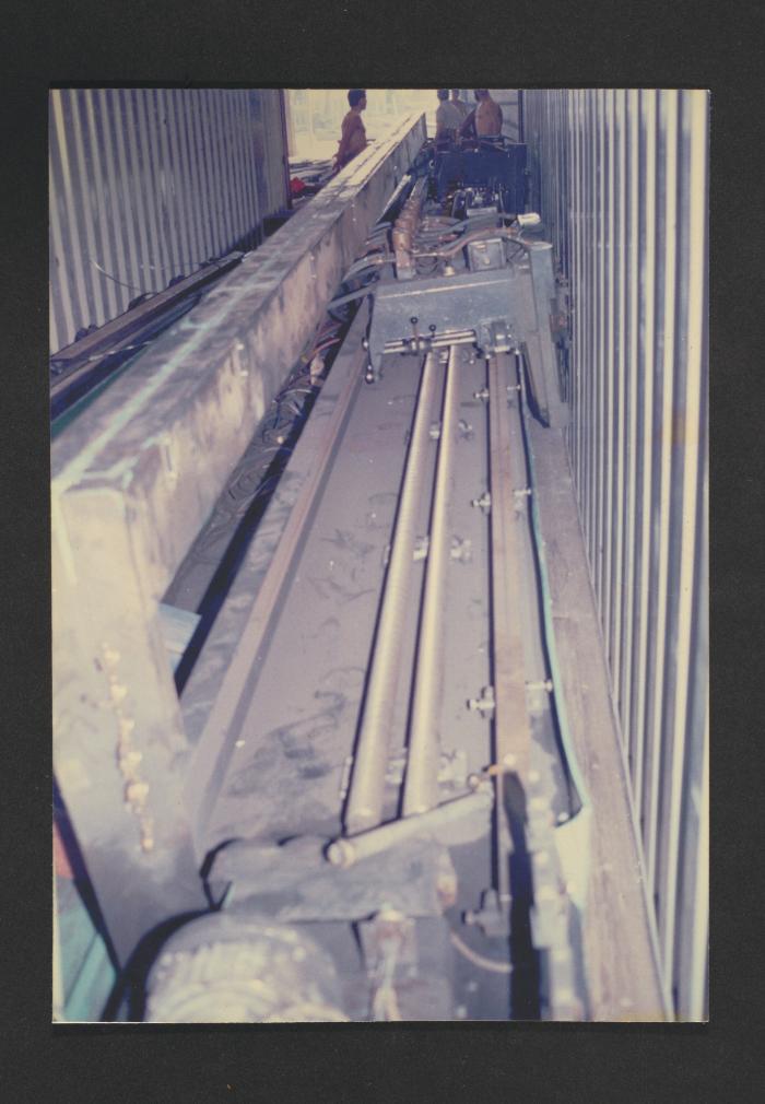 Container storage for equipment at Malta Drydocks Stores