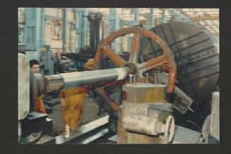 Industrial work by at Malta Drydocks - Machining at the Machine Shop (Factory)