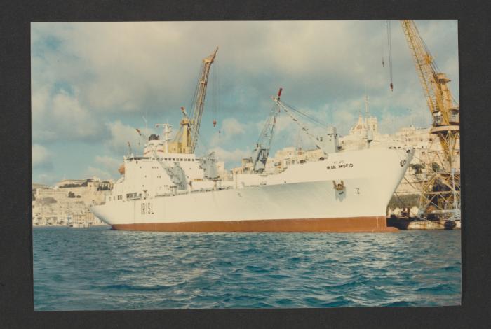 Ship "Iran Mofid" at Malta Drydocks Afloat repairs
