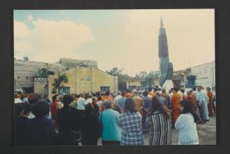 Religious function at the Malta Drydocks near the Workers' memorial