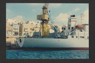 Ship "Iran Mofid" at Malta Drydocks Afloat repairs