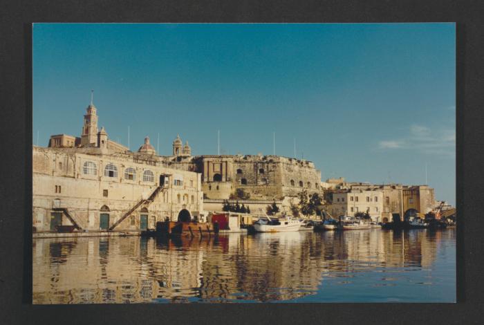 Malta Drydocks general view of the Dockyard creek