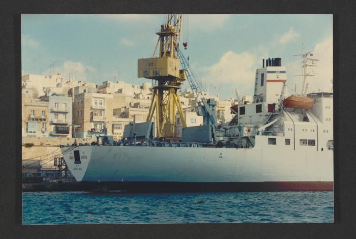 Ship "Iran Mofid" at Malta Drydocks Afloat repairs