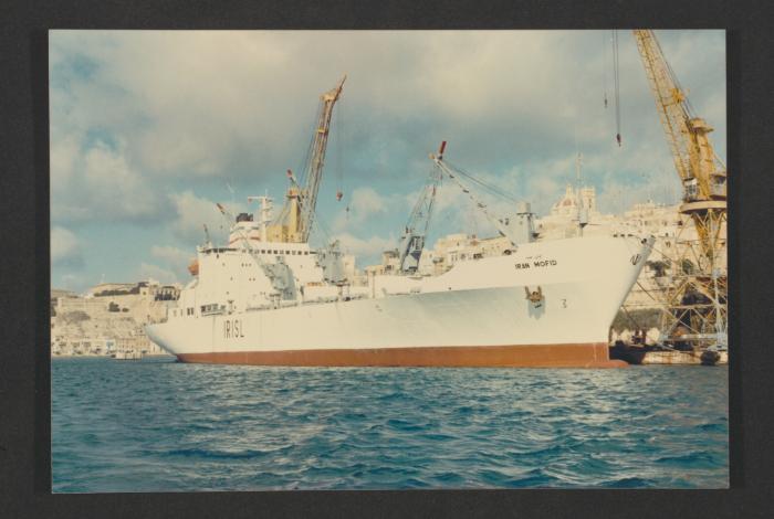 Ship "Iran Mofid" at Malta Drydocks Afloat repairs