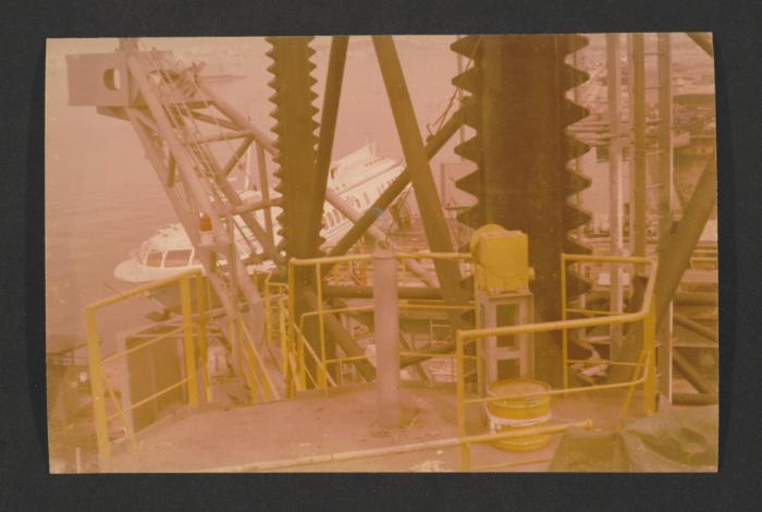 Malta Drydocks representatives visit (location not known) to an unidentified Jack-Up Oil-Rig