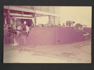 Ship "Cunard Countess" repairs and conversion at Malta Drydocks - onboard deck areas