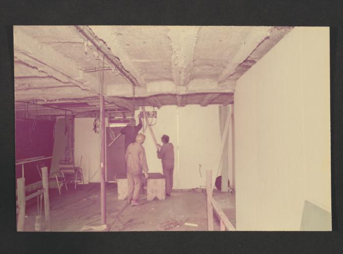 Ship "Cunard Countess" repairs and conversion at Malta Drydocks - onboard in accommodation areas