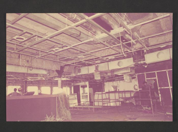 Ship "Cunard Countess" repairs and conversion at Malta Drydocks - onboard in accommodation areas