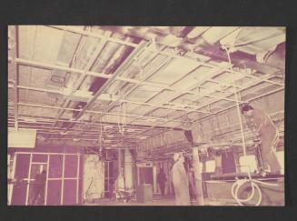 Ship "Cunard Countess" repairs and conversion at Malta Drydocks - onboard in accommodation areas