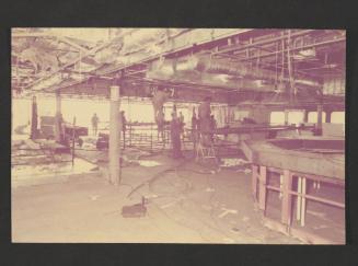 Ship "Cunard Countess" repairs and conversion at Malta Drydocks - onboard in accommodation areas