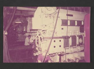 Ship "Cunard Countess" repairs and conversion at Malta Drydocks - Engine room work