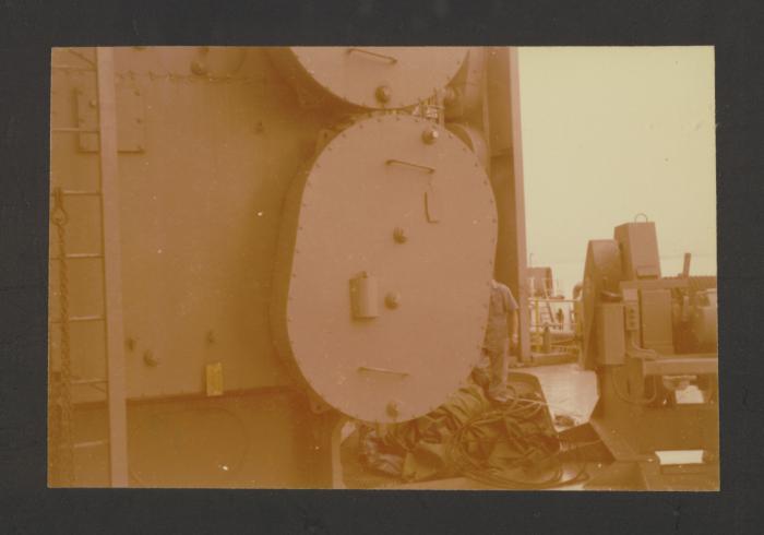 Malta Drydocks - Unidentified Ship - Deck Equipment