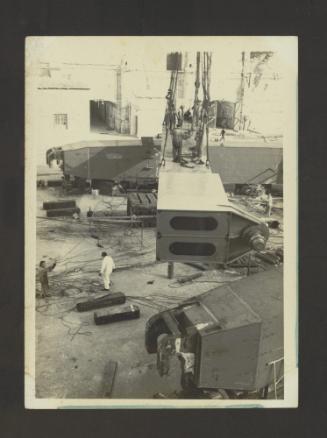 Malta Drydocks - Fabrication of the FPSO "Ifrika" on the connecting arm ship to Buoy