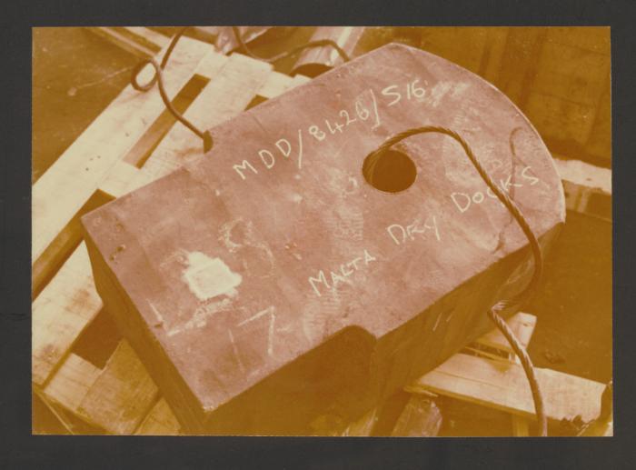 Malta Drydocks - Unidentified Ship - Steel fabrication