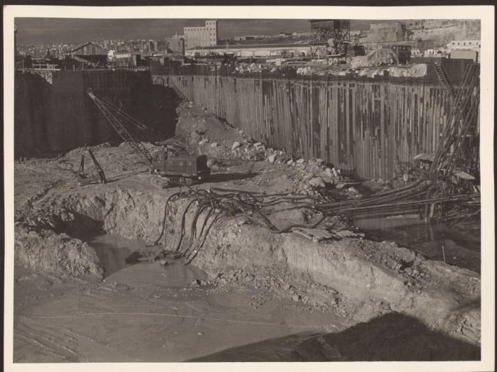 Malta Drydocks - No 6 Drydock construction