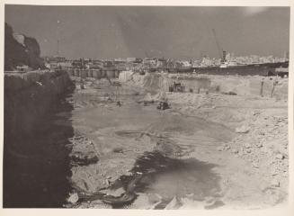 Malta Drydocks - No 6 Drydock construction