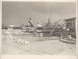 Malta Drydocks - No 6 Drydock construction