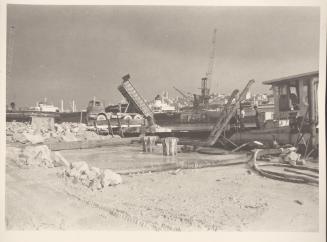 Malta Drydocks - No 6 Drydock construction