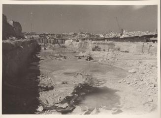 Malta Drydocks - No 6 Drydock construction