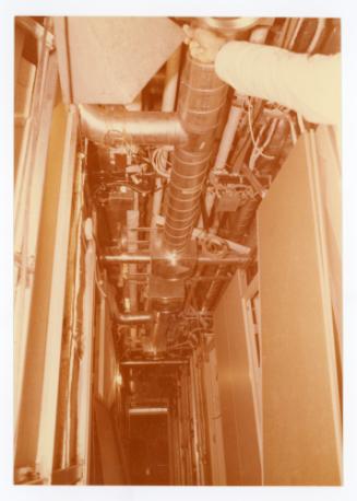 Malta Drydocks refitting of "VISTAFJORD" at No 5 Dock- Passageways in accommodation areas