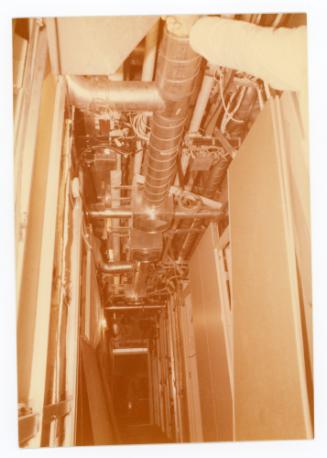 Malta Drydocks refitting of "VISTAFJORD" at No 5 Dock- Passageways in accommodation areas