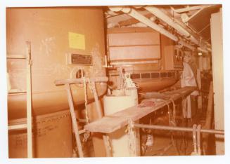 Malta Drydocks refitting of "VISTAFJORD" at No 5 Dock-Machinery spaces