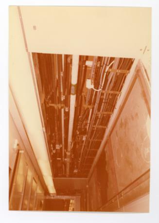 Malta Drydocks refitting of "VISTAFJORD" at No 5 Dock- Passageways in accommodation areas