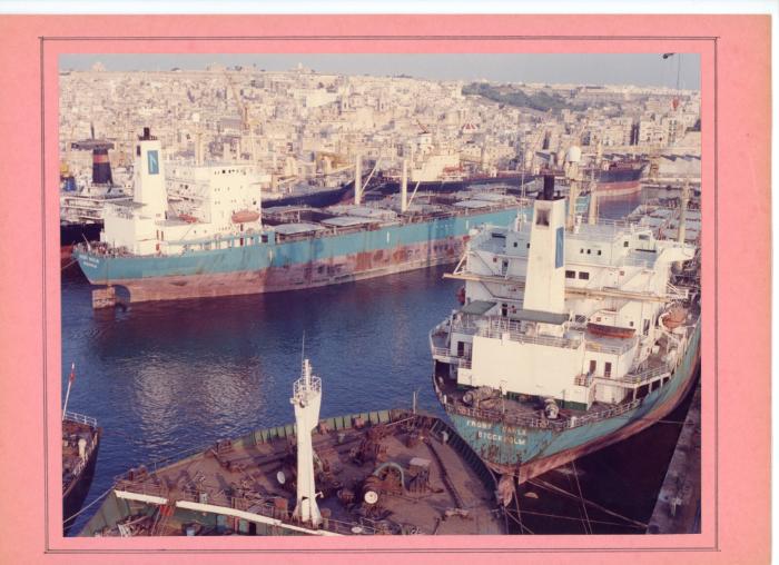 Malta Drydocks - General view Ship "FRONT EAGLE" and Ship "FRONT MERLIN"