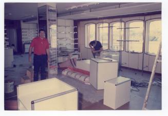 Malta Drydocks - ship "CUNARD PRINCESS" work in public spaces