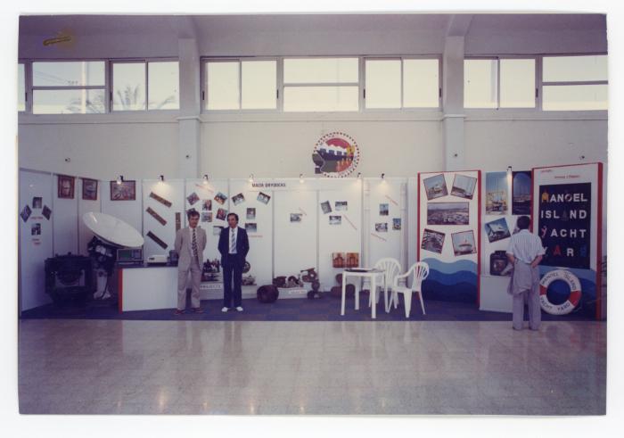 The Malta Drydocks stand at the Malta Product Expo 1991