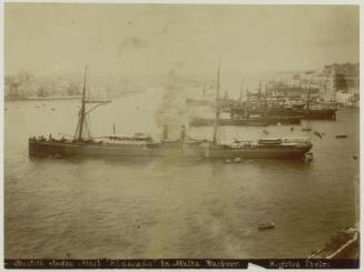 British India mail "ELDARADA" in the Grand Harbour Malta