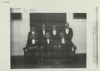Rear Admiral Cecil and HE President Buttigieg among others at San Anton Palace during a private dinner in 1979
