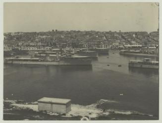 General view of Marsamxett Harbour Malta