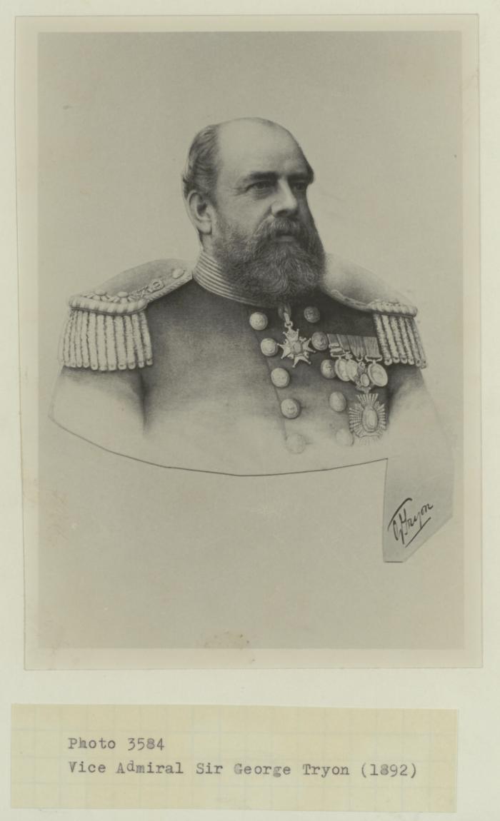 Vice Admiral Sir George Tryon in 1892