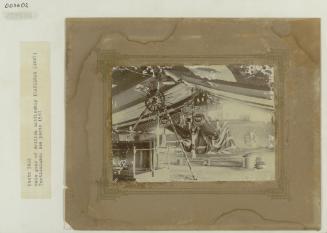 Main guns of British battleship "TRAFALGAR" (1887)