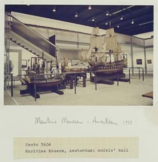 Maritime Museum, "AMSTERDAM", models' hall 1988
