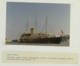 British Royal Yacht "BRITANNIA" (1953) in the Grand Harbour (1997)